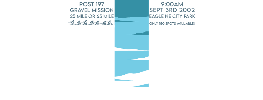 simple poster illustration bicycle bike race